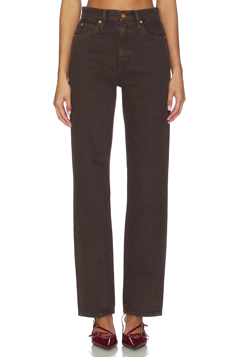 X Revolve London Straight Jeans