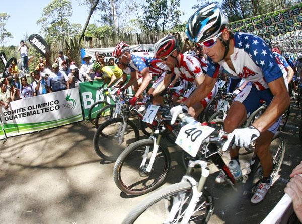 The elite men are off!