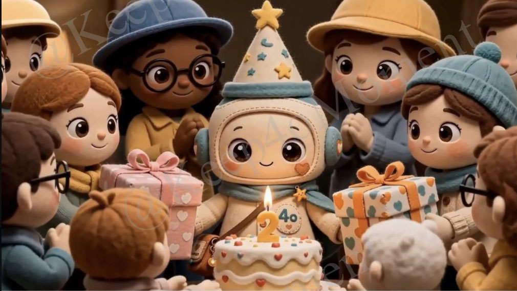 A birthday party for ChatGPT-4o.