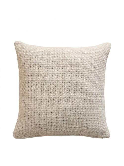 Pure Wool Basket Weave Cushion