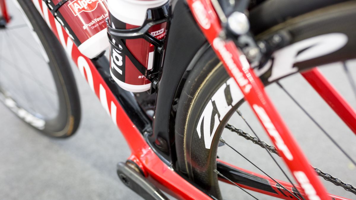 A closer look at the seat tube