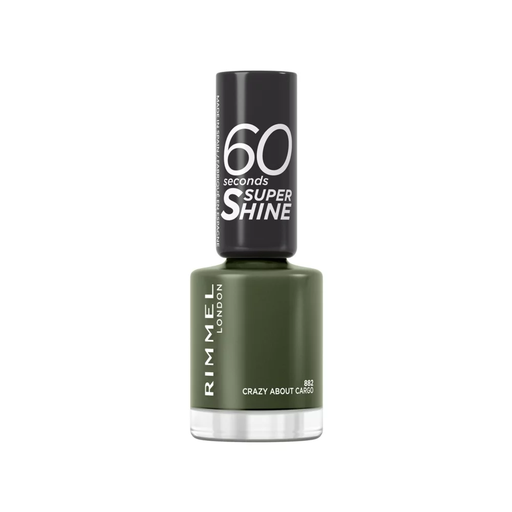Rimmel 60 Seconds Super Shine Nail Polish 882 Crazy About Cargo