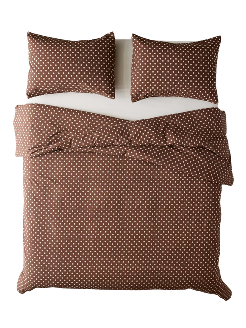 Jane Polka Dot Patterned Duvet Cover Set