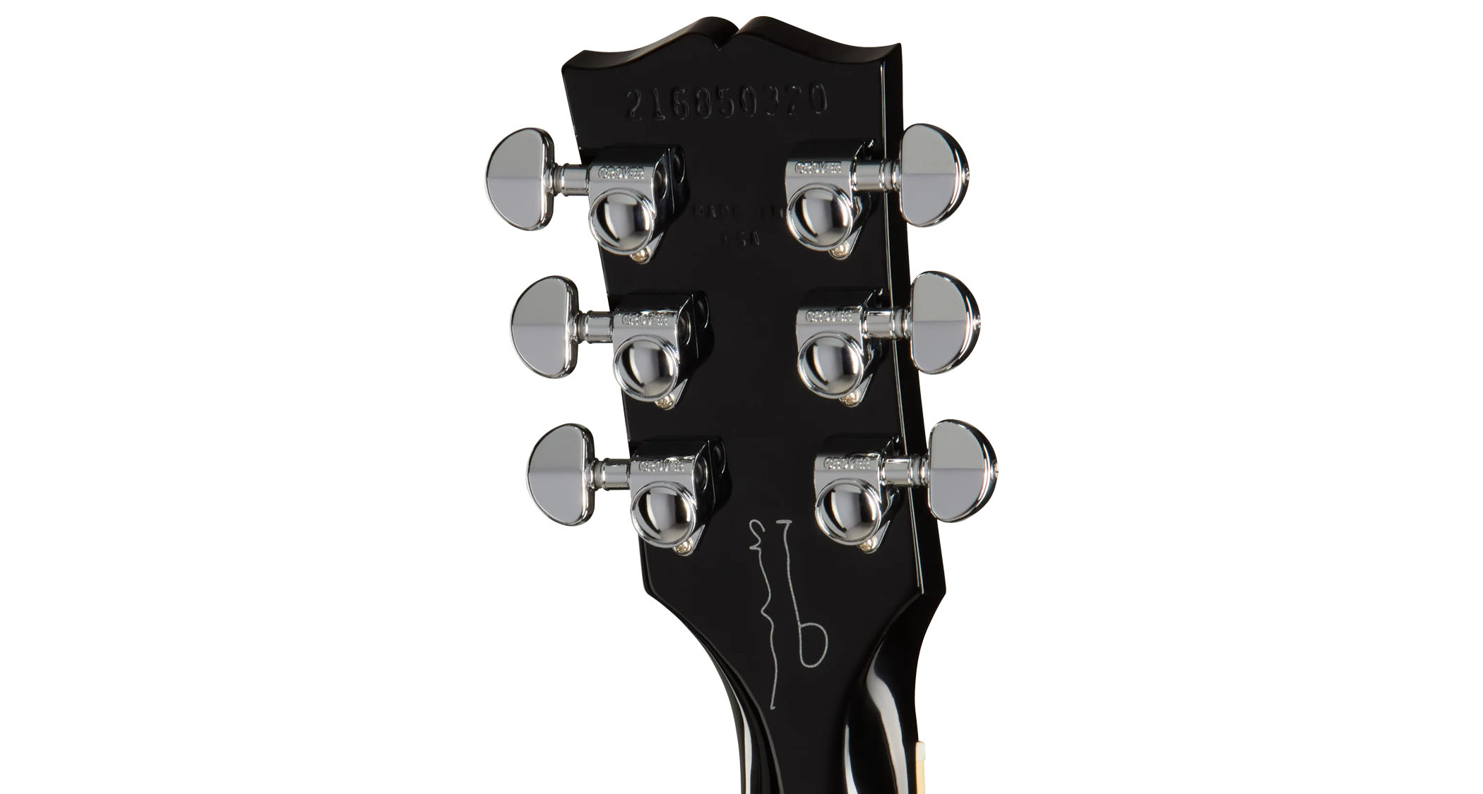 Gibson Noel Gallagher Les Paul Standard: By popular demand, the Oasis guitarist's signature custom LP is added to the mainline range, featuring the same dual P-90 configuration and the distinctive Ebony finish with the nickel poker chip switch washer.