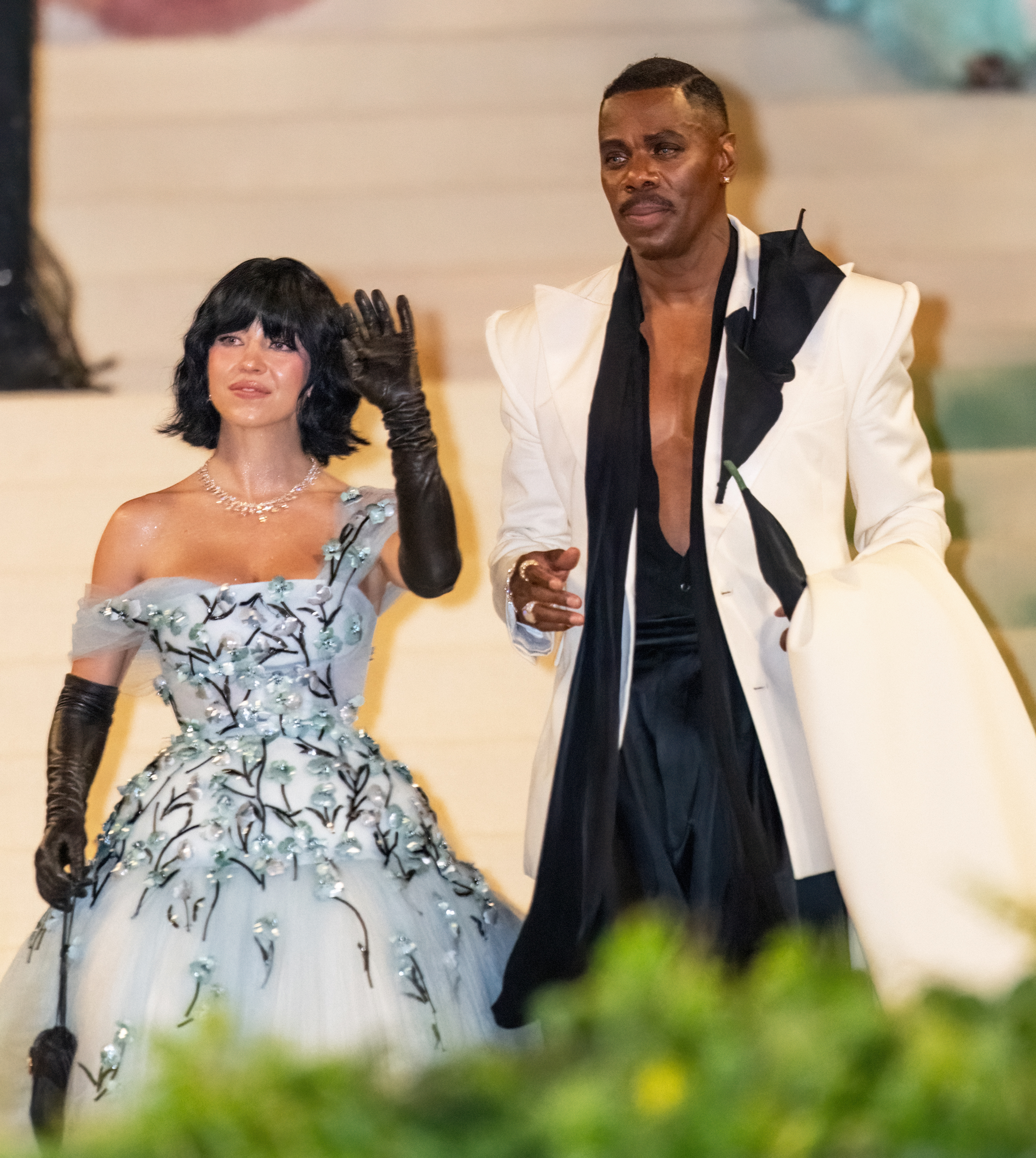 Sydney Sweeney with Coleman Domingo at the 2024 met gala