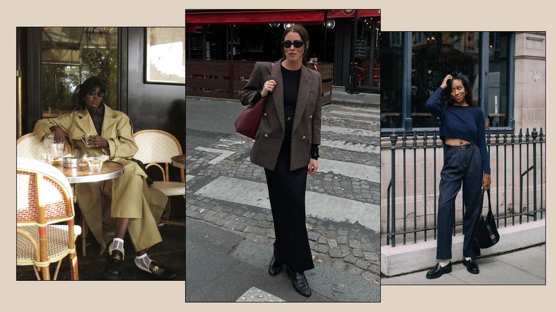 A collage of the best loafers.