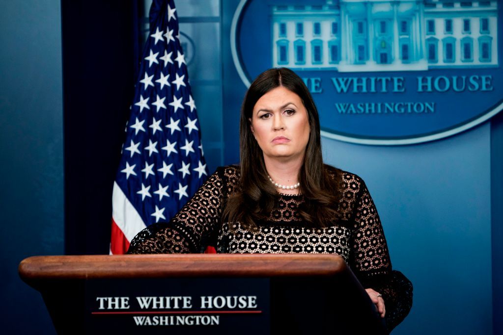 Sarah Sanders.