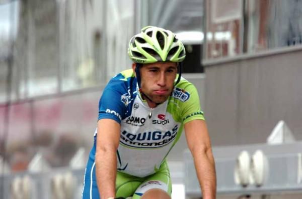 A disappointed Vincenzo Nibali (Liquigas-Cannondale) crosses the line.