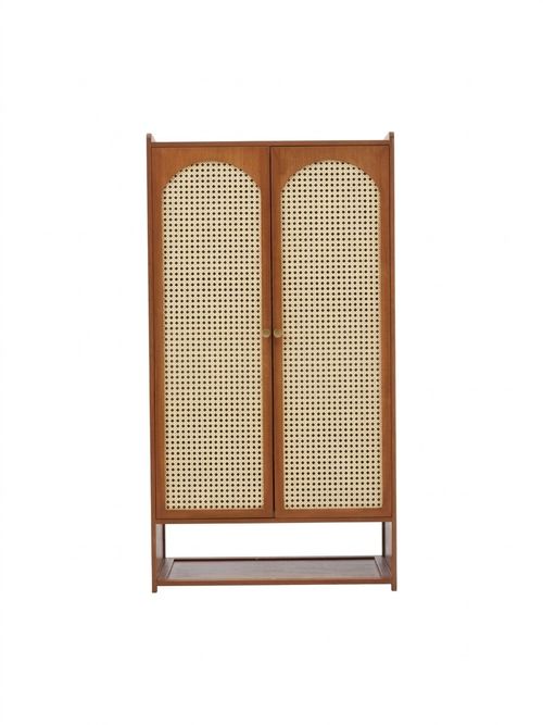 Bamboo Shoe Storage Cabinet 