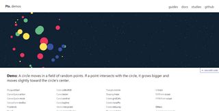 Graphical JavaScript frameworks: Pts.js