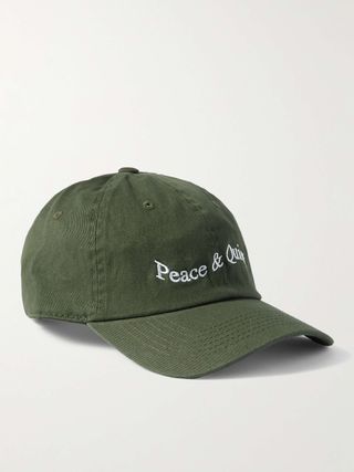 Wordmark Logo-Embroidered Cotton-Twill Baseball Cap