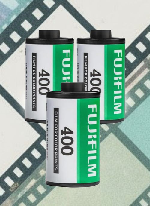 Fujifilm 400 36-exp 
color print film (pack of 3)