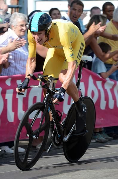 Bradley Wiggins (Sky) put in a stellar performance against the clock.