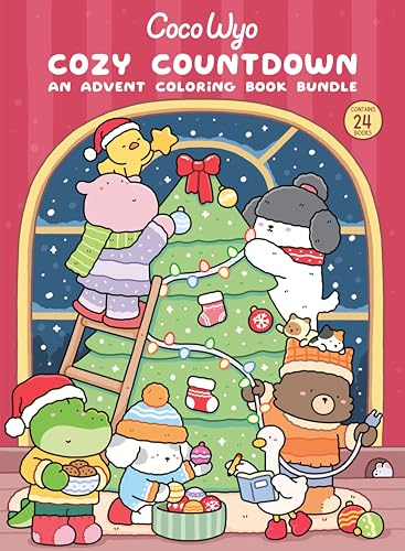 Cozy Countdown: an Advent Coloring Book Bundle
