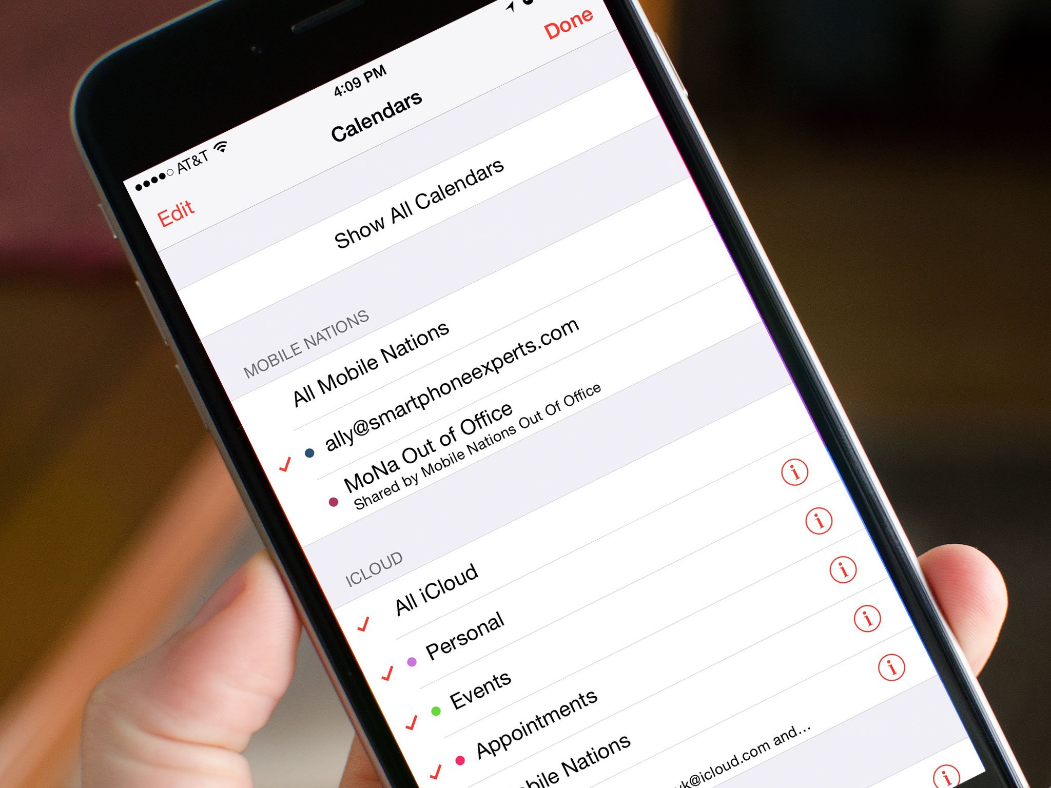 How to hide calendars in the Calendar app for iPhone and iPad iMore