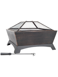 La Hacienda Harleston Fire Pit with Cooking Grill | £169 on John Lewis &amp; Partners