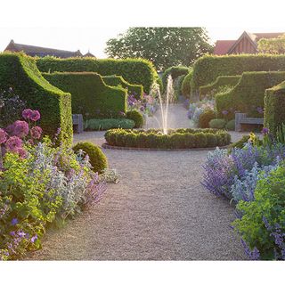 arundel castle garden and rill pond