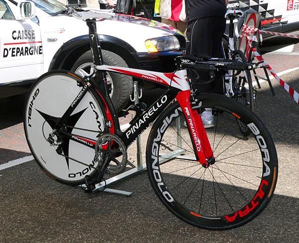 The Pinarello Montello of Alejandro Valverde.