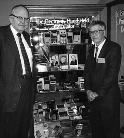 Jerry Merryman and Jack Kilby in 1997