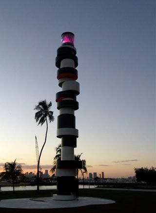 Colorful 'Obstinate Lighthouse