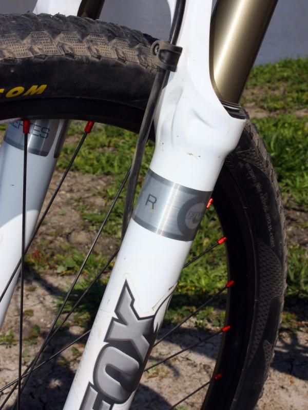 Kabush is running a base-level R-spec Fox fork? Nope, it's just a camouflaged Terralogic model with terrain-sensitive lockout.