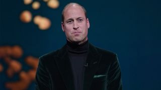 Prince William, Duke of Cambridge on stage during the first Earthshot Prize awards ceremony