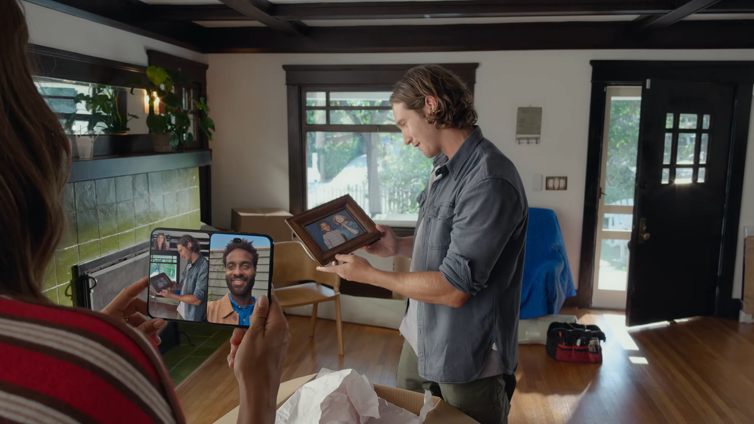 Dual camera face time on iPhone Duo
