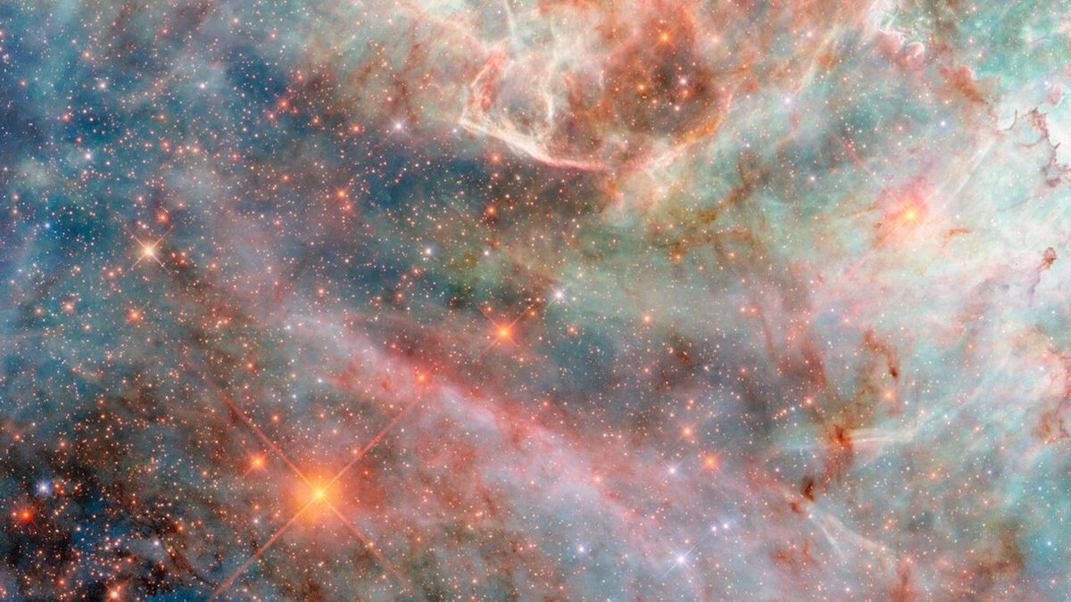 Space photo of the week: Cotton candy clouds shine in one of Hubble's most beautiful images ever