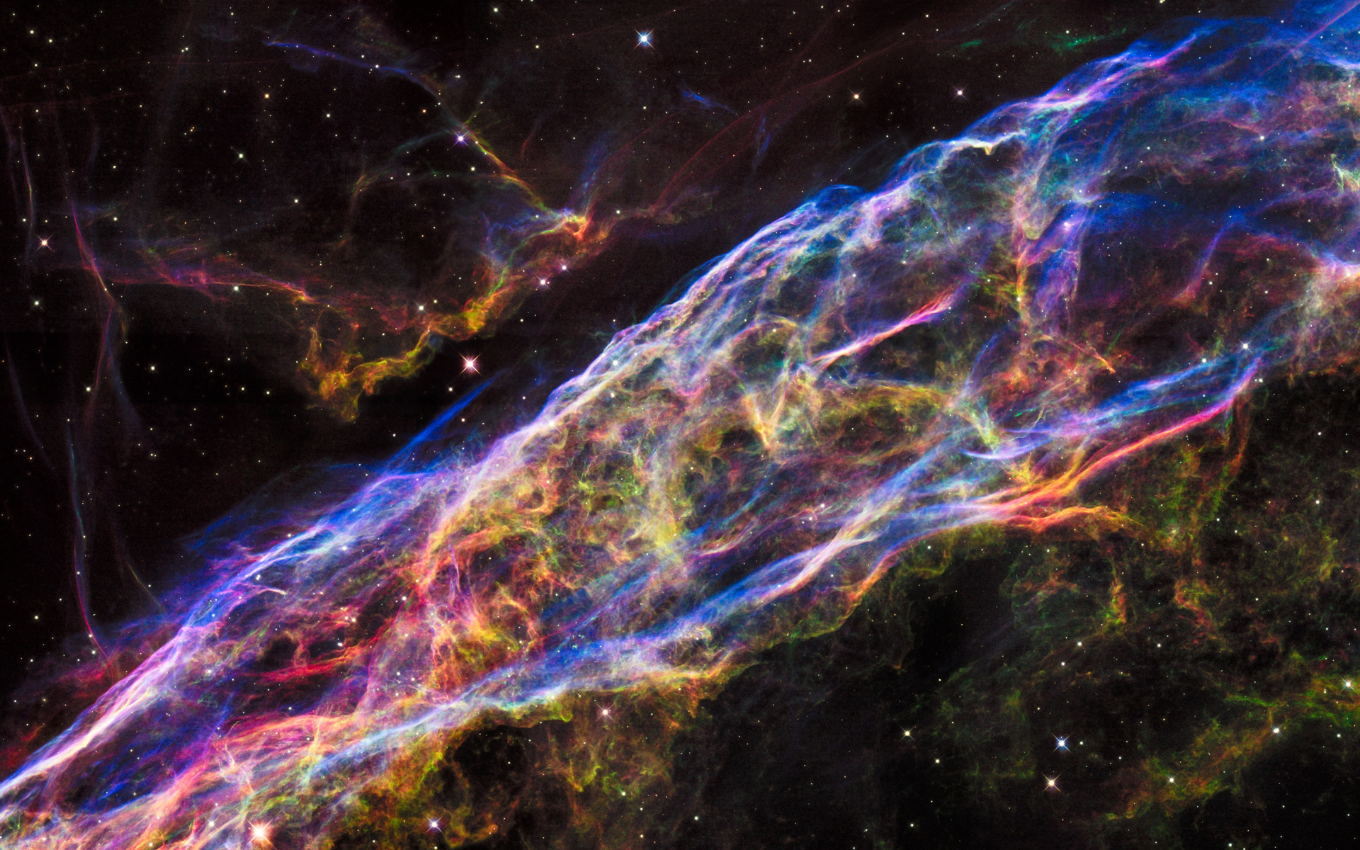 Veil Nebula Supernova Remnant Wallpaper Space