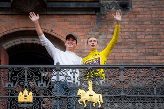 Mads Pedersen and Jonas Vingegaard were feted in Copenhagen after the 2022 Tour de France