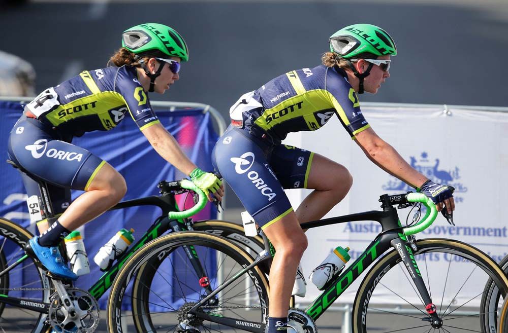 Orica-Scott controlled the peloton