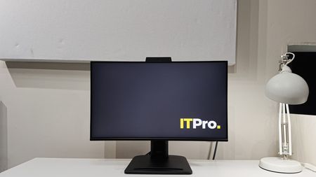 The MSI Pro MP245PDG monitor on a desk
