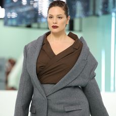 Ashley Graham at Milan Fashion Week