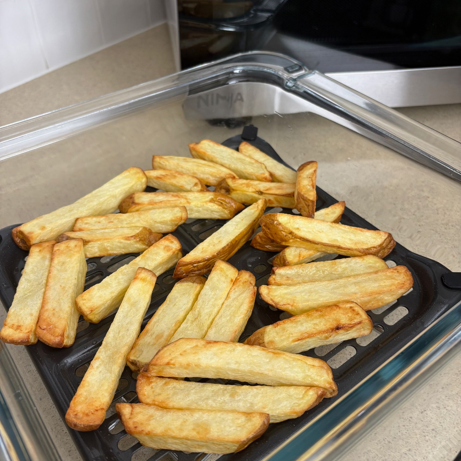 Testing the Ninja Crispi microwave air fryer combo