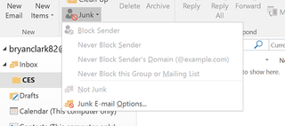 block email