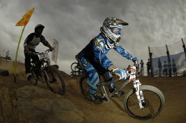 Barry Nobles was the in-form rider on Friday's competition.