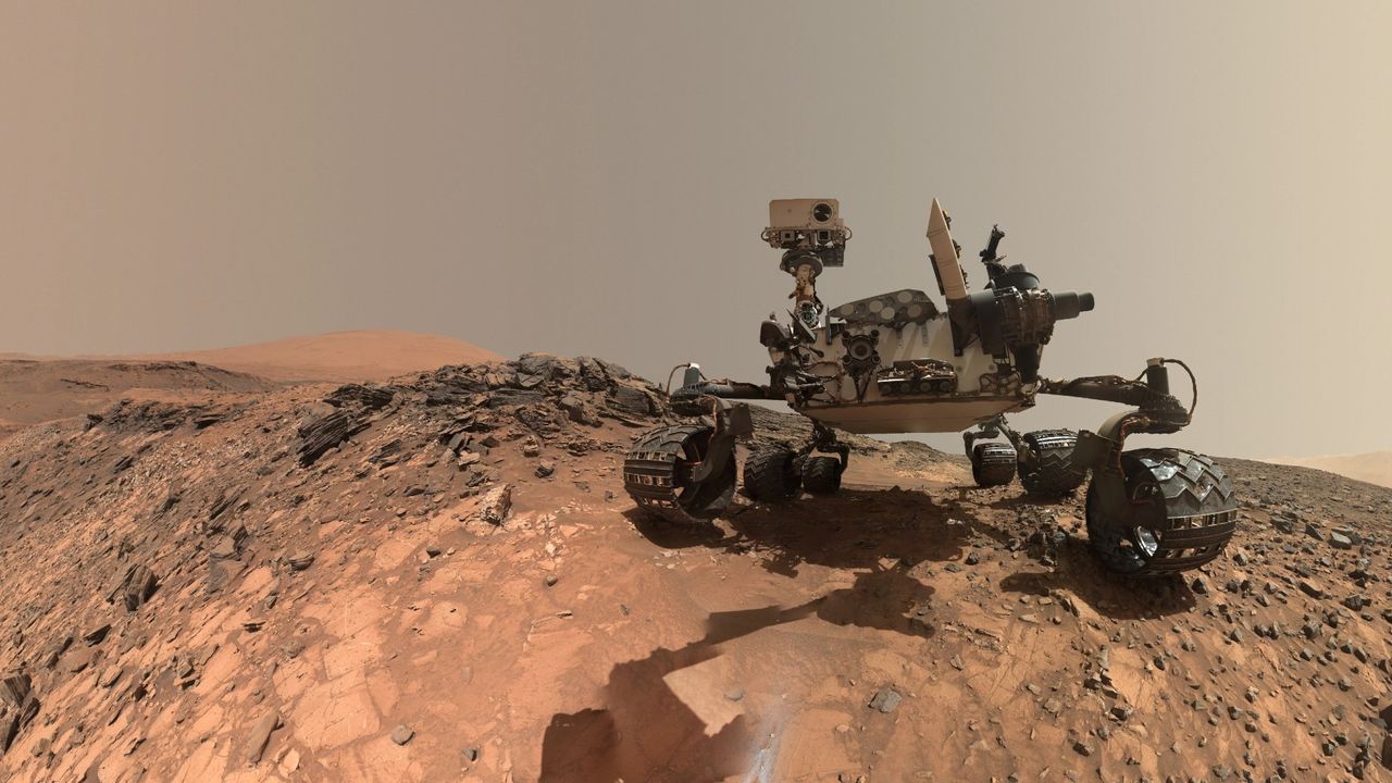 NASA's Curiosity rover on Mars