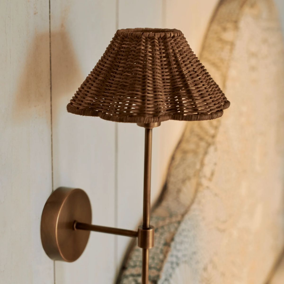 Rattan lighting