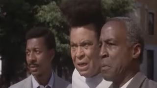 Robert Townsend, James Earl Jones, and Robert Guillaume in The Meteor Man