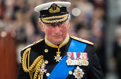 prince charles walks behind duchess camilla royal protocol