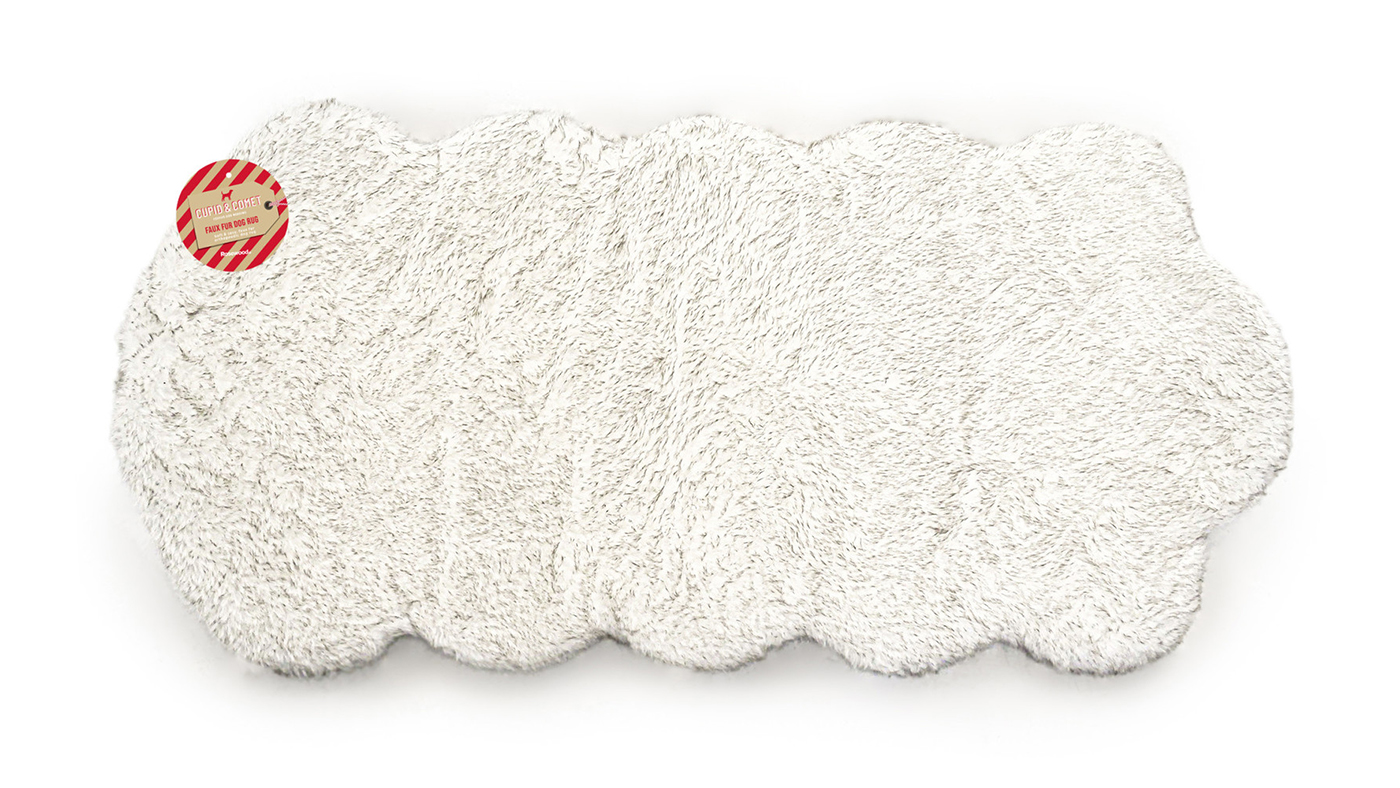 Rosewood Faux Fur Orthopaedic Dog Rug