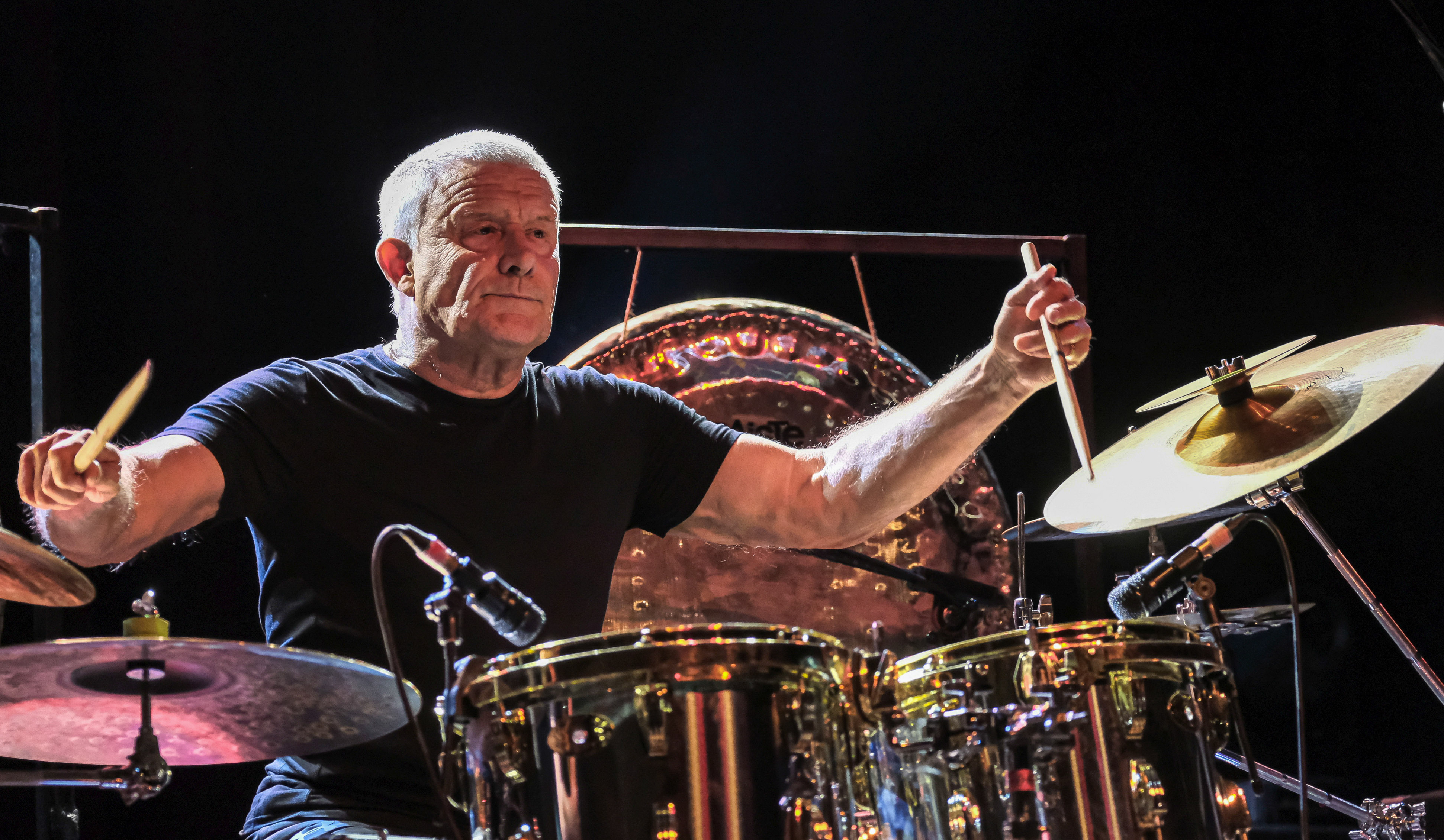 Carl Palmer performing with Carl Palmer's ELP Legacy in 2022