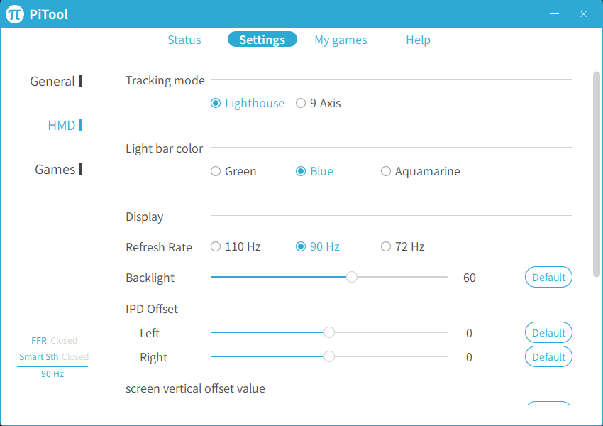 Applications and Settings - Pimax Vision 8K Plus Review: Ultrawide VR ...