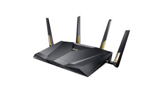 An Asus secure WiFi 6 router