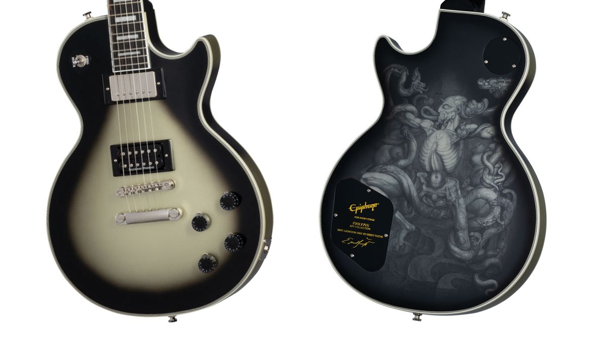 Epiphone Adam Jones Ernst Fuchs Anti-Laokoon 1965 Les Paul Custom Art