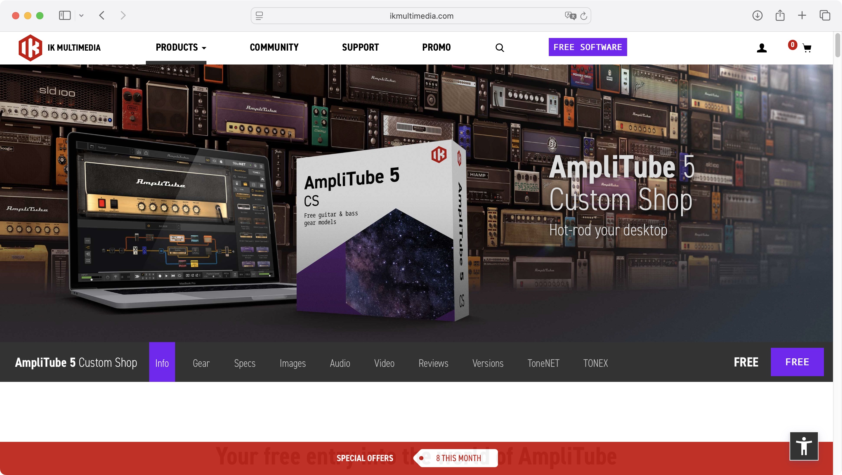 Amplitude homepage