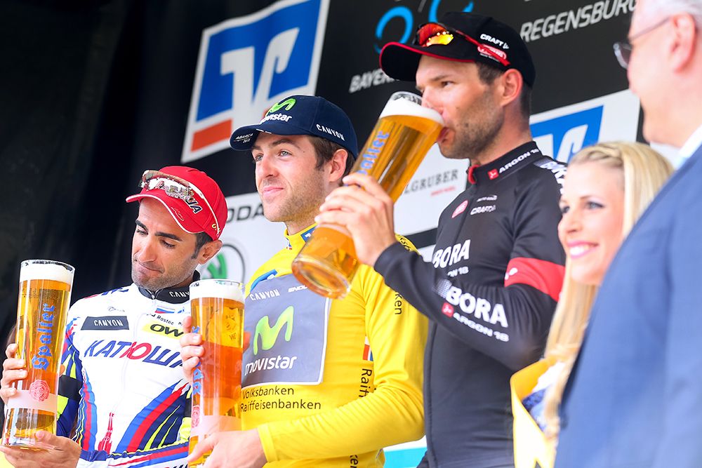 Podium beers for the top three