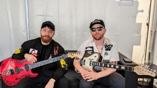 While She Sleeps guitarists Sean Long and Mat Welsh