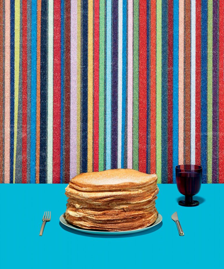 Ian Davenport’s Mum’s pancakes