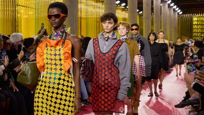 Miu Miu S/S 2026 runway show at Paris Fashion Week S/S 2026